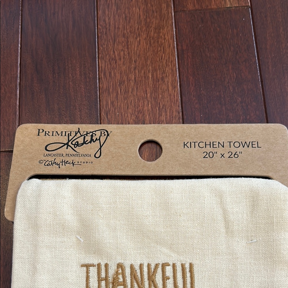 Thankful Grateful Blessed Kitchen Towel - Picture 5 of 6